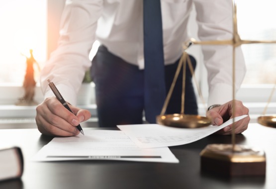 A lawyer signing Orders of Protection in East Peoria IL